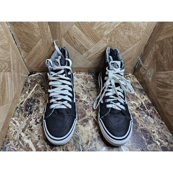 Vans Women's Off The Wall Skateboard Oldskool Black Shoes Size 8.  719 - Picture 8 of 12